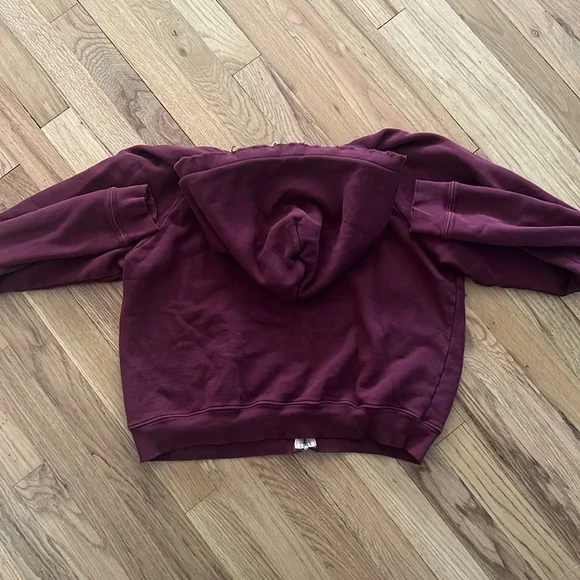 NWOT Redone Chain Stitch Distressed Hoodie Size Large - Picture 9 of 9